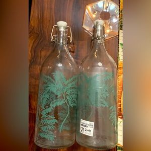 Ikea glass bottles